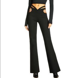 NWT I AM GIA inez pearl cutout pants